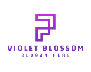 Violet Digital P logo
