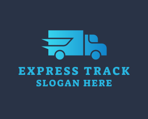 Fast Forwarding Truck  logo design