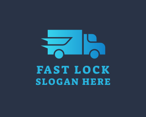 Fast Forwarding Truck  logo design