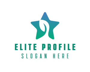 Eco Star Leaf logo design