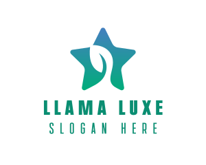 Eco Star Leaf logo design