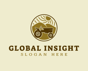 Agriculture Tractor Vehicle Logo