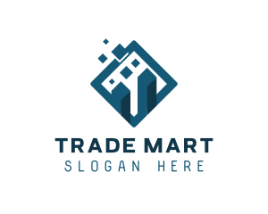 Finance Trading Graph logo design