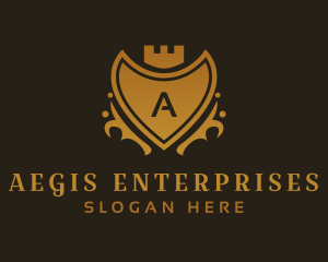 Golden Shield Enterprise logo design