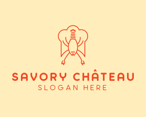 Lobster Seafood Restaurant logo design