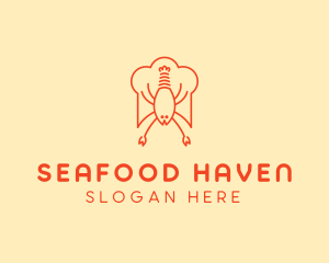 Lobster Seafood Restaurant logo design