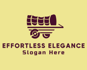 Wooden Wagon Carriage logo design