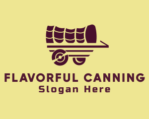 Wooden Wagon Carriage logo design