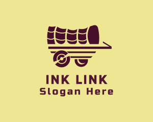 Wooden Wagon Carriage logo design