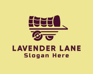 Wooden Wagon Carriage logo design