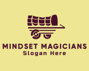 Wooden Wagon Carriage logo design