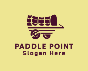 Wooden Wagon Carriage logo design