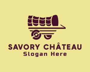 Wooden Wagon Carriage logo design