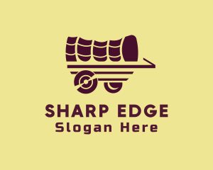 Wooden Wagon Carriage logo design