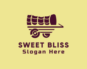 Wooden Wagon Carriage logo design