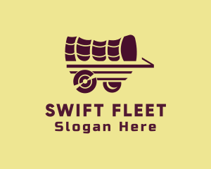 Wooden Wagon Carriage logo design