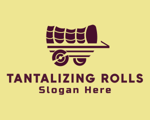 Wooden Wagon Carriage logo design