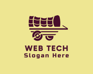 Wooden Wagon Carriage logo design