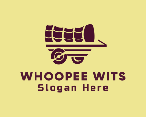 Wooden Wagon Carriage logo design