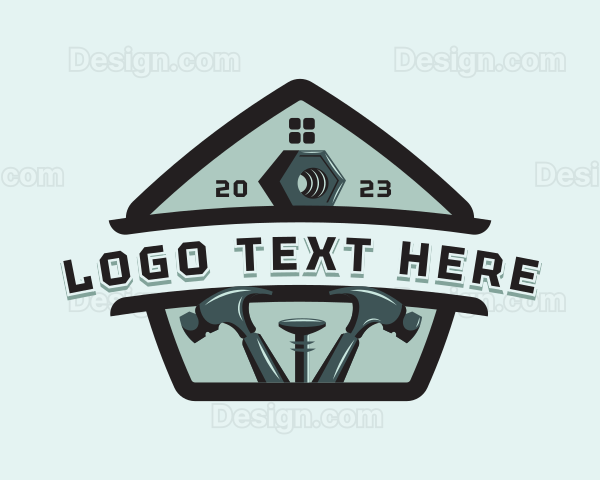 Home Construction Tools Logo