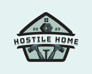 Home Construction Tools logo design