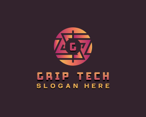 Technology Cyberspace Developer logo design