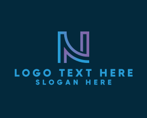 Company Firm Letter N logo design