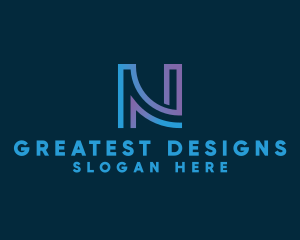 Company Firm Letter N logo design