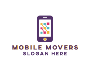 Mobile Phone Apps logo design