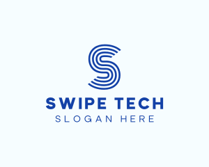 Neon Modern Tech Stripe logo design