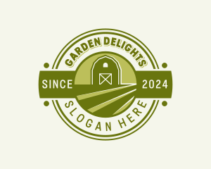 Barn Backyard Garden logo design