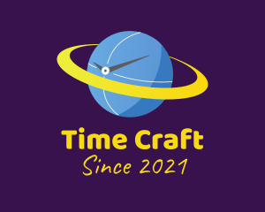 Planet Space Time logo design