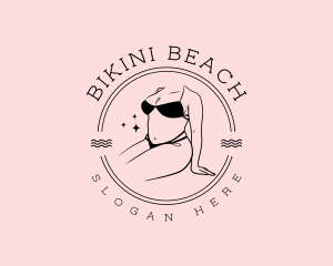 Plus Size Swimsuit logo design