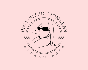 Plus Size Swimsuit logo design