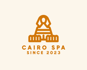 Egyptian Sphinx Statue logo