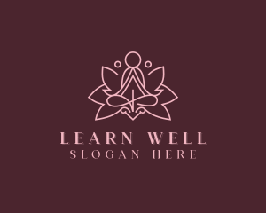 Lotus Yoga Wellness logo design