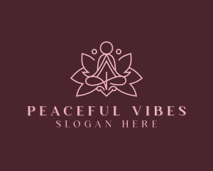 Lotus Yoga Wellness logo design