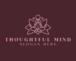 Lotus Yoga Wellness logo design