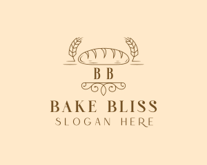 Wheat Bread Baking  logo design