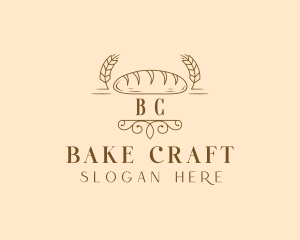 Wheat Bread Baking  logo design