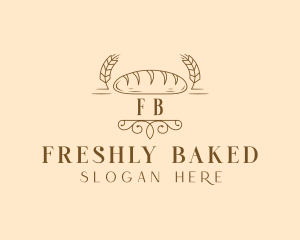 Wheat Bread Baking  logo design