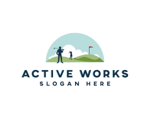 Outdoor Golf Course logo design