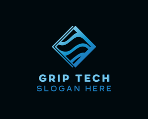 Wave Tech Company logo design