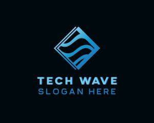 Wave Tech Company logo design