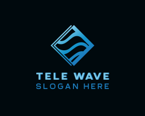 Wave Tech Company logo design