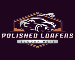 Pressure Wash Car Restoration logo design