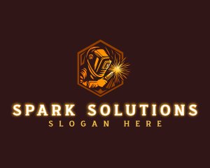 Industrial Metal Welder logo design