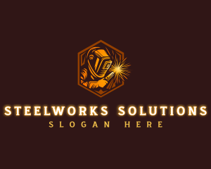 Industrial Metal Welder logo design