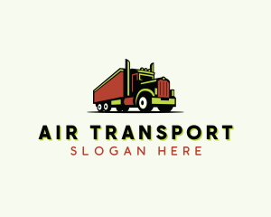 Transport Roadie Truck logo design