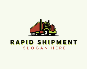 Transport Roadie Truck logo design